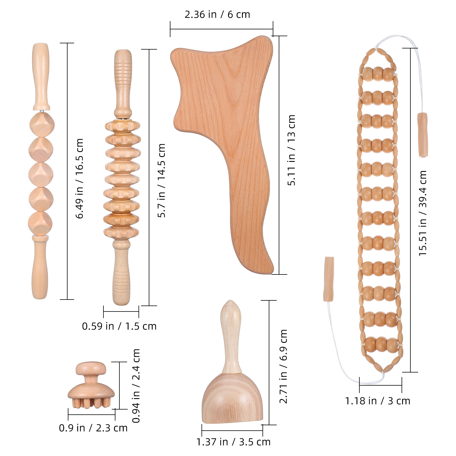 Ensemble de 6 outils de massag - Muscle Roller Stick avis et prix