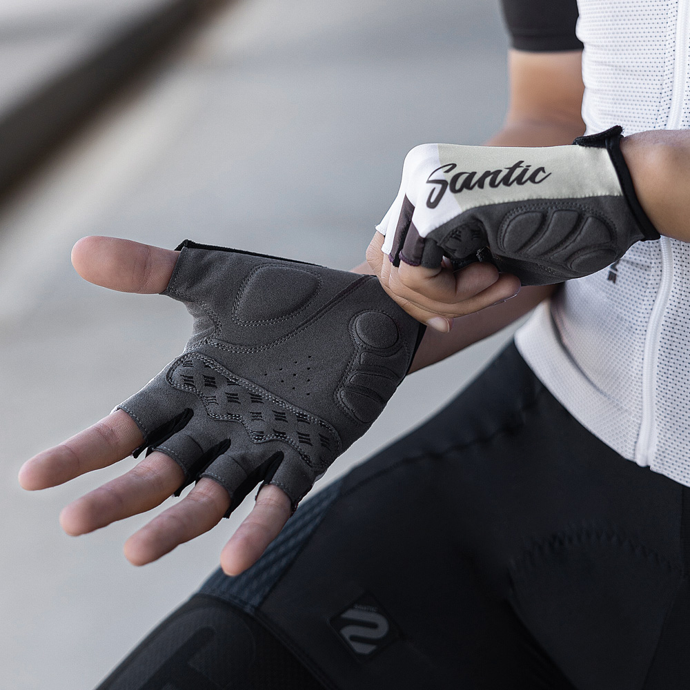 Santic unisexe demi gants de c - Running Gear Outdoor avis et prix